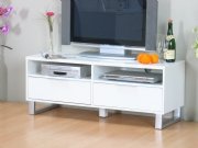 Toronto TV bank 120x48x42 cm weiss hochglanz