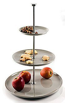 ASA Selection Grande Etagere flache Teller 49cm grau