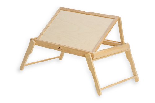 Bett-Tablett mit Buchhalter / Laptoptisch - Buche natur
