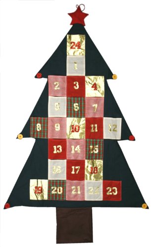 172cm XXL Adventskalender Advent Kalender Deko Wandbehang Weihnachtsdeko Geschenk Weihnachten zum aufhängen MT